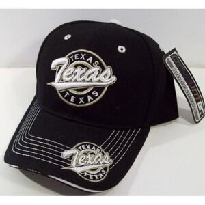 New Men's City Hunter Texas Ball Cap Hat, Black